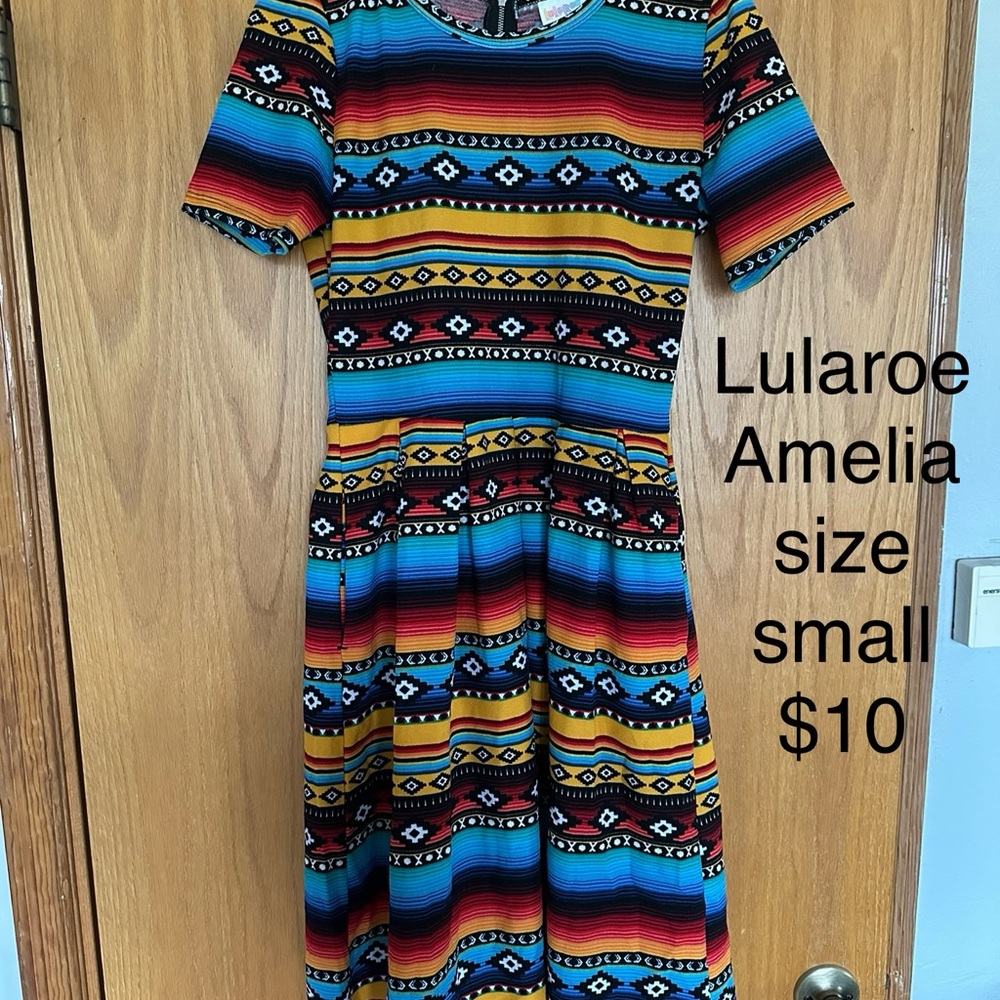 Lularoe Amelia Western Dress size Small